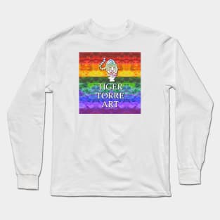 Tiger Torre Art Spectrum Logo Long Sleeve T-Shirt